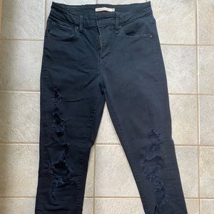 Levi’s high rise skinny jeans, size 26. W26 L30
